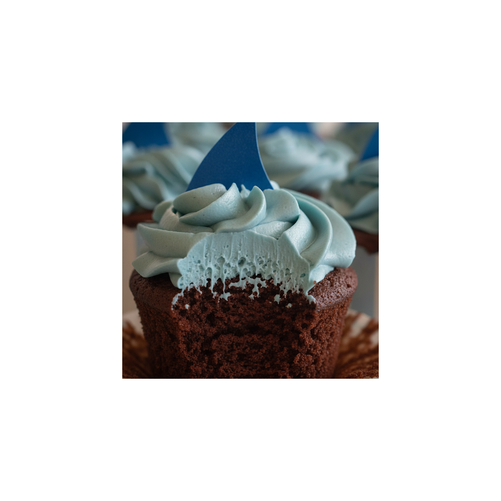 Luxury Blue Cupcake Gift Set | 15 pcs Sweet Treats
