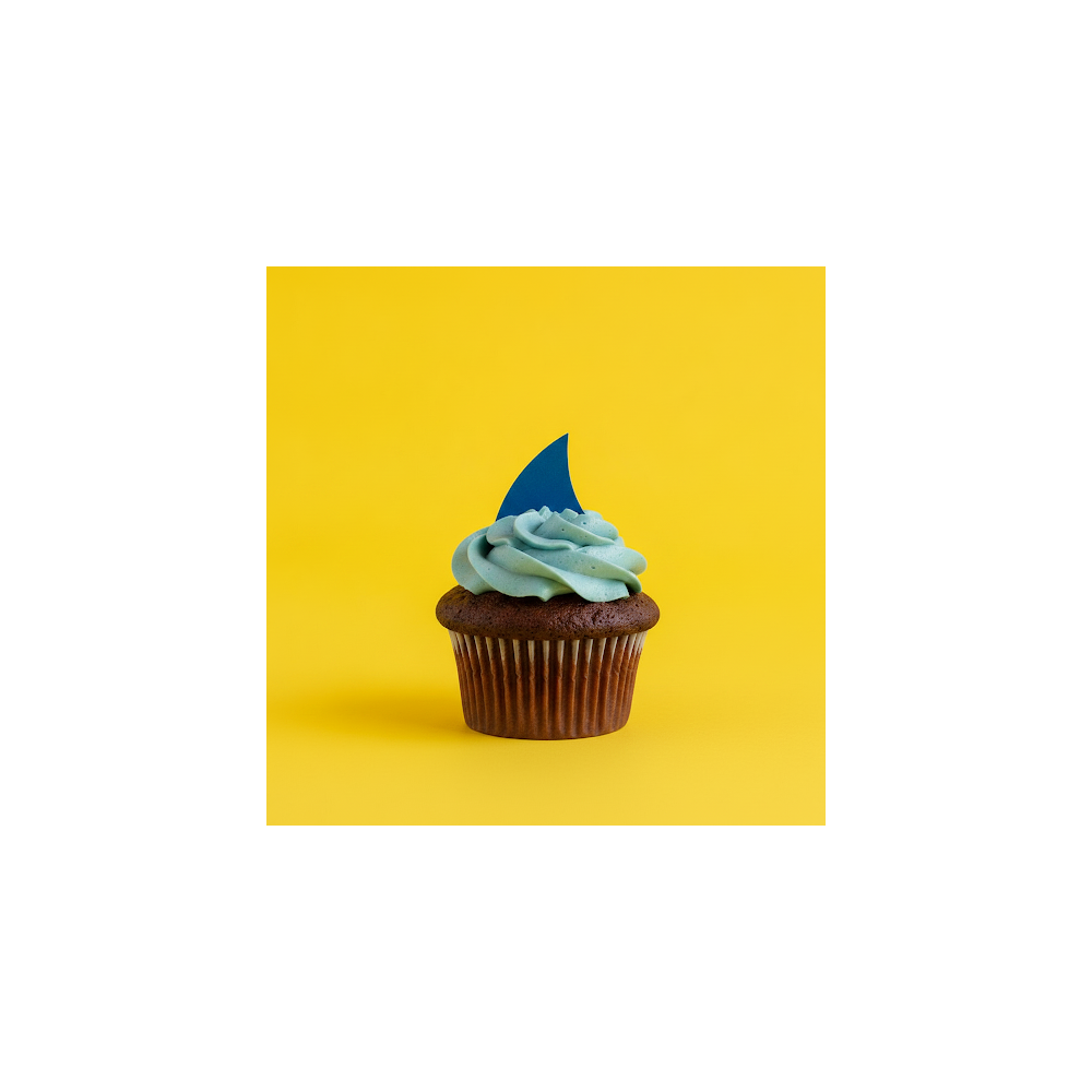 Luxury Blue Cupcake Gift Set | 15 pcs Sweet Treats
