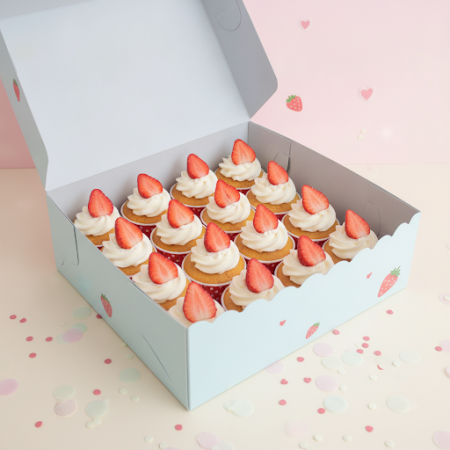 Strawberry Cupcake Gift Set 13 pcs – Fresh Sweet Treats in Pattaya Strawberry Cupcake Gift Set 13 pcs – Fresh Sweet Treats in Pa