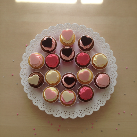 Love Day Cupcake Gift Set 50 pcs – Romantic Sweet Treats in Pattaya Love Day Cupcake Gift Set 50 pcs – Romantic Sweet Treats in 