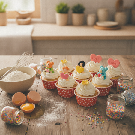 LOVE DOLLS CUP CAKE SET 9 pc - 4 Love Dolls Cup Cake Set 9 pc | Tilpasset kurvGled deg over vårt LOVE DOLLS CUP CAKE SET 9 pc! P