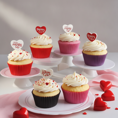 Happy Cupcake Gift Set 6 pcs – Sweet Celebration Treats in Pattaya Happy Cupcake Gift Set 6 pcs – Sweet Celebration Treats in Pa