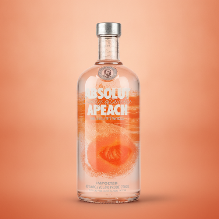 ABSOLUT APEACH - 6 ABSOLUT APEACH: Delicious Peach Flavored Vodka | Beverages