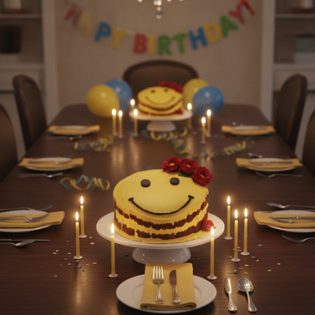 SMILE ICON CAKE 1100 gram - 7 SMILE ICON CAKE 1100 gram | Custom Made Basket