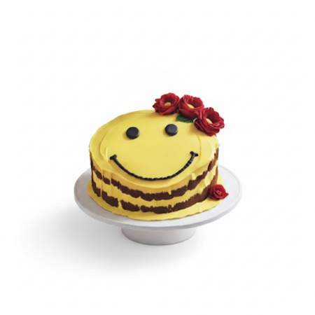 Smile Icon Cake 1100g – Fun Celebration Dessert in Pattaya Smile Icon Cake 1100g – Fun Celebration Dessert in Pattaya