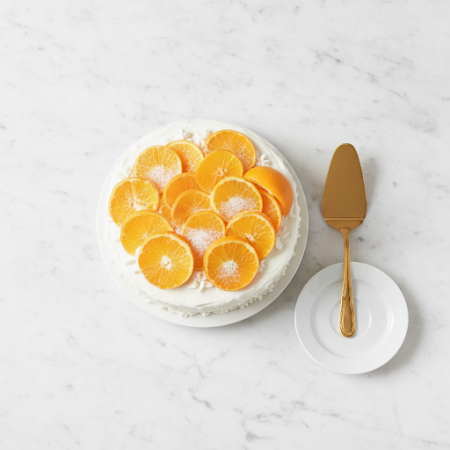 Full Orange Cake 1500g – Fresh Citrus Celebration Dessert in Pattaya Full Orange Cake 1500g – Fresh Citrus Celebration Dessert i