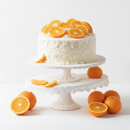 Full Orange Cake 1500g – Fresh Citrus Celebration Dessert in Pattaya Full Orange Cake 1500g – Fresh Citrus Celebration Dessert i