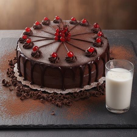 Chocolate Sweet Cake 1100g – Rich Celebration Dessert in Pattaya Chocolate Sweet Cake 1100g – Rich Celebration Dessert in Pattay