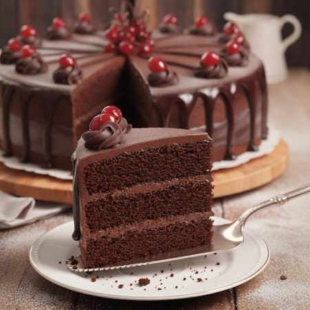CHOCOLATE SWEET CAKE 1100 gram - 6 CHOCOLATE SWEET CAKE 1100 gram | Pyszne ciastaRozkoszuj się naszym bogatym Chocolate Sweet Ca