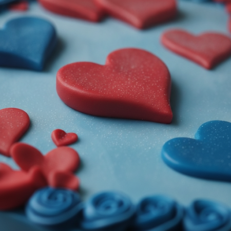 BLUE RED HEART CAKE 1500 gram - 8 BLUE RED HEART CAKE - 1500g | GâteauxIndulgez-vous dans notre BLUE RED HEART CAKE 1500 gram, u