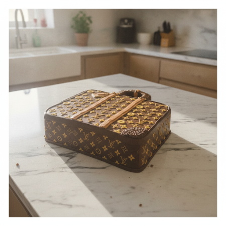 LV luggage cake - 6 LV Luggage Cake | Luksus Kaker | Bestill OnlineUnn deg vår utsøkte LV luggage cake, en perfekt blanding av l