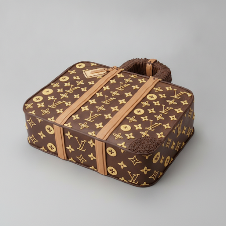LV luggage cake - 9 LV Luggage Cake | Luksus Kaker | Bestill OnlineUnn deg vår utsøkte LV luggage cake, en perfekt blanding av l
