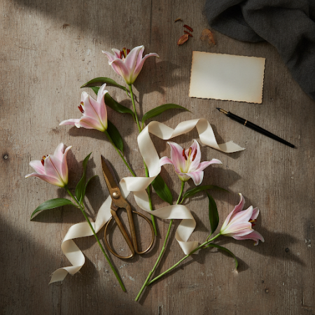 SWEET LILIES FLOWERS - 2 SWEET LILIES FLOWERS | Fresh Bouquets | Order Online