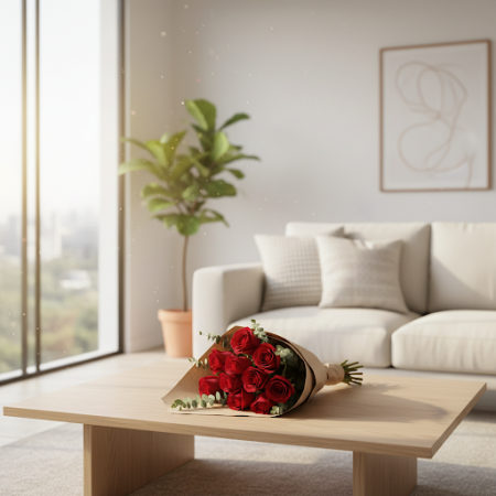 10 Red Roses Bouquet – Elegant Romantic Gift in Pattaya 10 Red Roses Bouquet – Elegant Romantic Gift in Pattaya