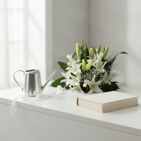 6 White Lilies Bouquet – Elegant Floral Gift in Pattaya 6 White Lilies Bouquet – Elegant Floral Gift in Pattaya