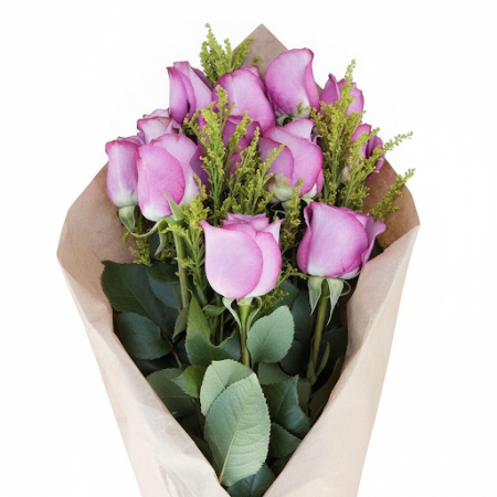 PINK ROSE FLOWER - 7 Pink Rose Flower Bouquet | Fresco e BelloIllumina qualsiasi occasione con il nostro straordinario bouquet d