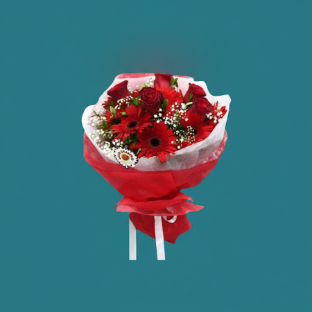 Red Hot Flower – 24 Red Roses Bouquet in Pattaya Red Hot Flower – 24 Red Roses Bouquet in Pattaya