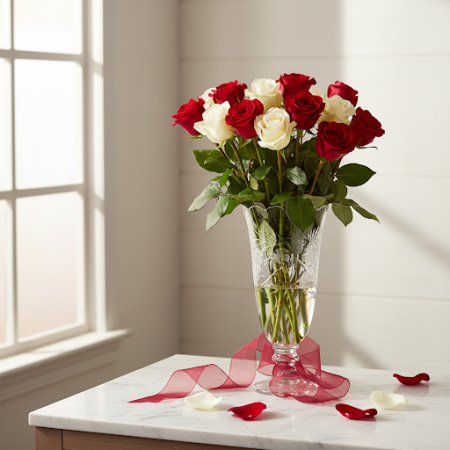 ROSE FLOWER - 2 ROSE FLOWER Boeket | Verse Bloemen Online