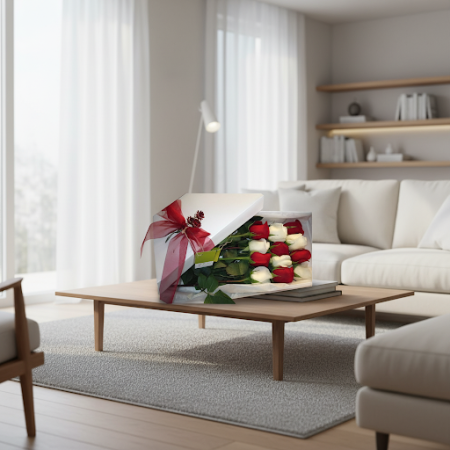 ROSE FLOWER - 5 ROSE FLOWER Boeket | Verse Bloemen Online