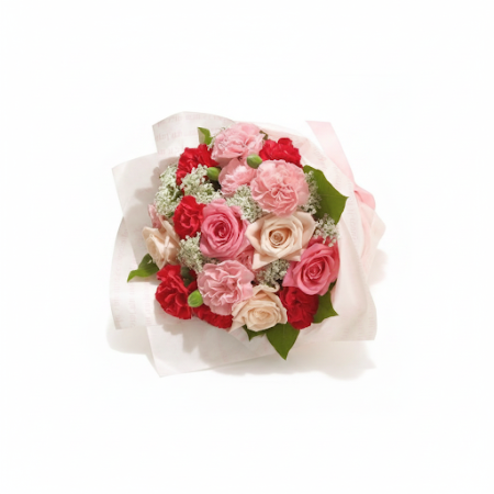 Mix Sweet & Rose Flower Bouquet | Fleurs fraîches