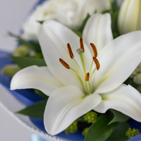 MIX LILLY FLOWER - 5Букет | Свежие цветы онлайнОсветите любое событие нашим букетом MIX LILLY FLOWER. Потрясающее сочетание ярки