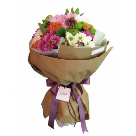  Love Flower Bouquet – Elegant Mixed Arrangement Bouquet of Flowers - Foto 7