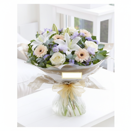  Pastel Elegance Bouquet – Timeless Floral Arrangement Bouquet of Flowers - Foto 7