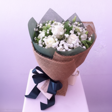 ช่อดอกไม้ Blooms 57 - 7 Blooms 57 ช่อดอกไม้สดคุณภาพสูง ของขวัญสุดพิเศษ | ส่งดอกไม้พัทยา