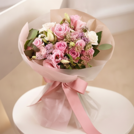 Pastel Grace Bouquet – Elegance in Soft Tones Pastel Grace Bouquet – Elegance in Soft Tones