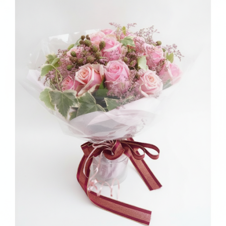 Romantic Rose Charm Bouquet of Flowers | Fresh Flowers Online Romantic Rose Charm