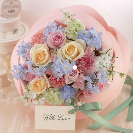 🌸 Bouquet Summary – Pastel Elegance Bouquet Summary – Pastel Elegance