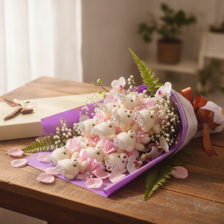 FLOWER DOLLS 02 - 3 FLOWER DOLLS 02 - 泰迪熊系列