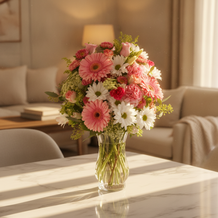 VASE OF FLOWERS 02 - 3 VASE OF FLOWERS 02 | Fleurs fraîches et cadeauxÉgayez votre espace avec notre magnifique Vase of Flowers 