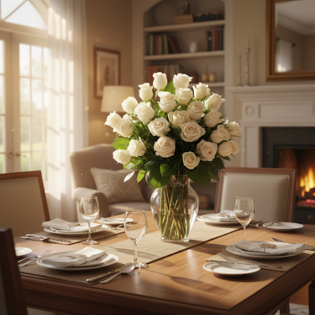 VASE OF 40 ROSES  FLOWERS - 6 Vase of 40 Roses | Fresh Flowers | Same Day DeliveryBrighten any space with our stunning Vase of 4