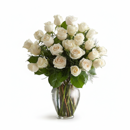 VASE OF 40 ROSES  FLOWERS - 7 Vase of 40 Roses | Fresh Flowers | Same Day DeliveryBrighten any space with our stunning Vase of 4