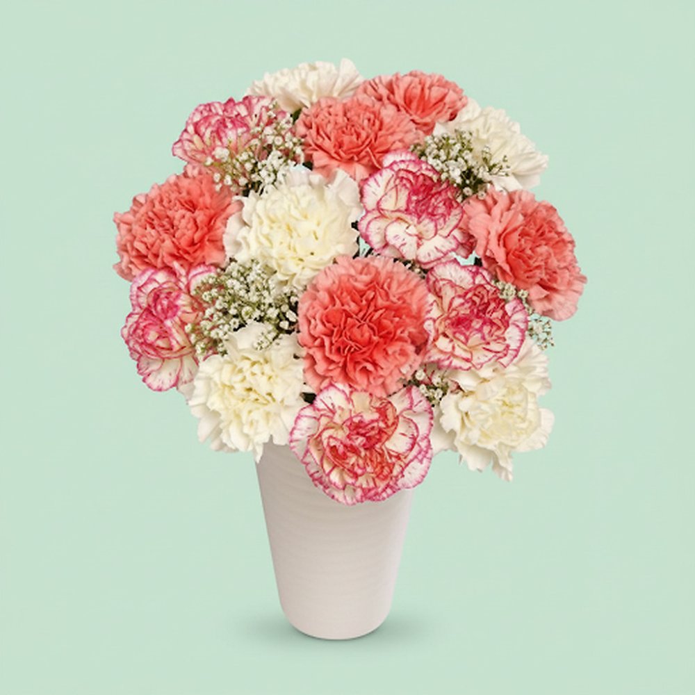 Luxury Fresh Flower Bouquet in Vase - Design 15 Pattaya - Elevate #170 - Vase of Flowers delivery in Pattaya view 4