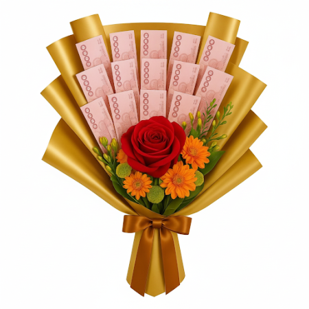 copy of 2,000 Baht Money Bouquet for Special Moments