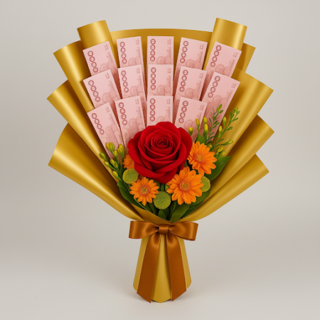 Money  bouquet 15000 bth 2 - 27 Money bouquet 15000 bth 2 - Valentine's Day Gift