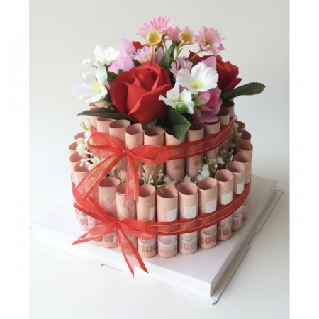 Cake money ( 10000 bth in cake) - 4 케이크 머니: 발렌타인 데이 선물 (10,000 THB)사랑하는 사람을 발렌타인 데이에 Cake money ( 10000 bth in cake)로 놀라게 해보세요! 