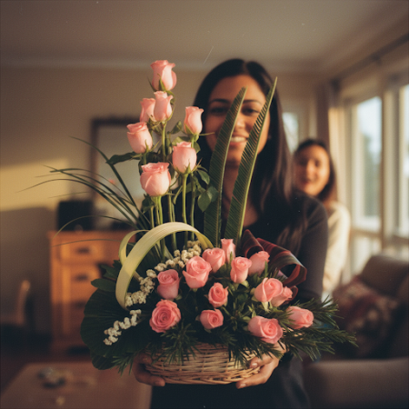 BASKET OF FLOWERS 12 - 3 Basket of Flowers 12 | Verse Bloemenbezorging