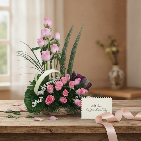 BASKET OF FLOWERS 12 - 4 Basket of Flowers 12 | Verse Bloemenbezorging