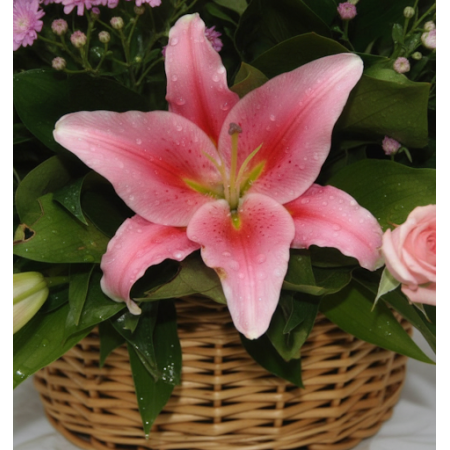 Basket of Flowers 18 | Frisk Blomsterlevering