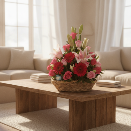 Basket of Flowers 25 | Friske Blomsterkurve