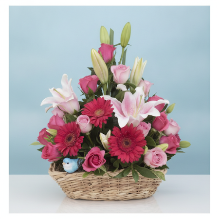 Basket of Flowers 25 | Friske Blomsterkurve