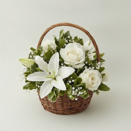 Basket of Flowers 27  Elegant Floral Gift in Pattaya - 3 Basket of Flowers 27 | Fresh Blooms & Gifts