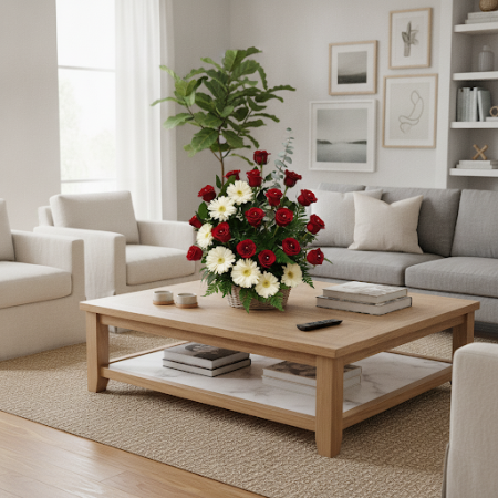 Basket of Flowers 30 | Cistelles de Flors Fresques