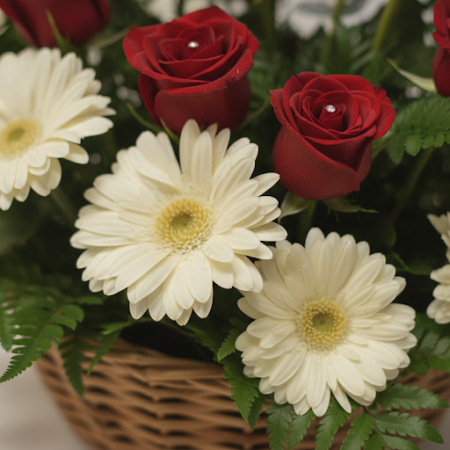 Basket of Flowers 30 | Cistelles de Flors Fresques