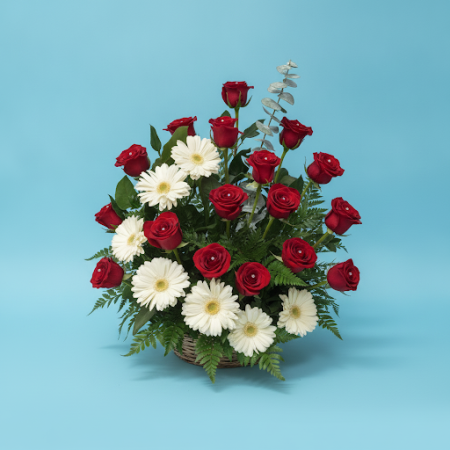 Basket of Flowers 30 | Cistelles de Flors Fresques
