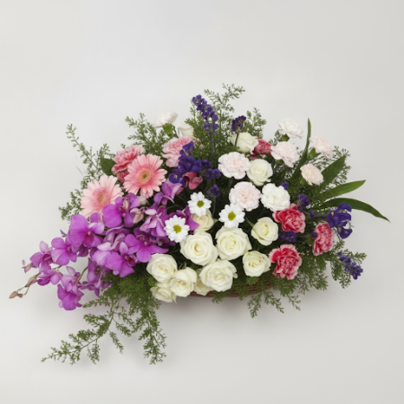 ตะกร้าดอกไม้สด รุ่น 32 - 2 ตะกร้าดอกไม้สด รุ่น 32 ดอกไม้และของขวัญพรีเมียม | Flower Delivery Pattaya