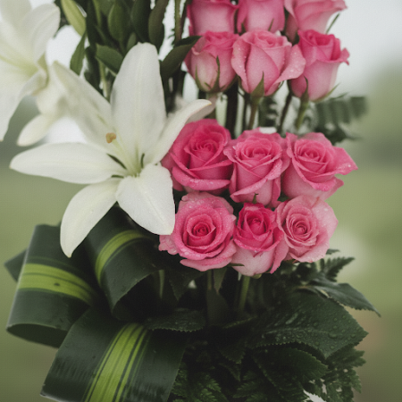 BASKET OF FLOWERS 37 - 4 Basket of Flowers 37 | سلال الزهور الطازجةأضئ أي مساحة مع سلة الزهور 37 الخاصة بنا! ترتيب مذهل من الأزه